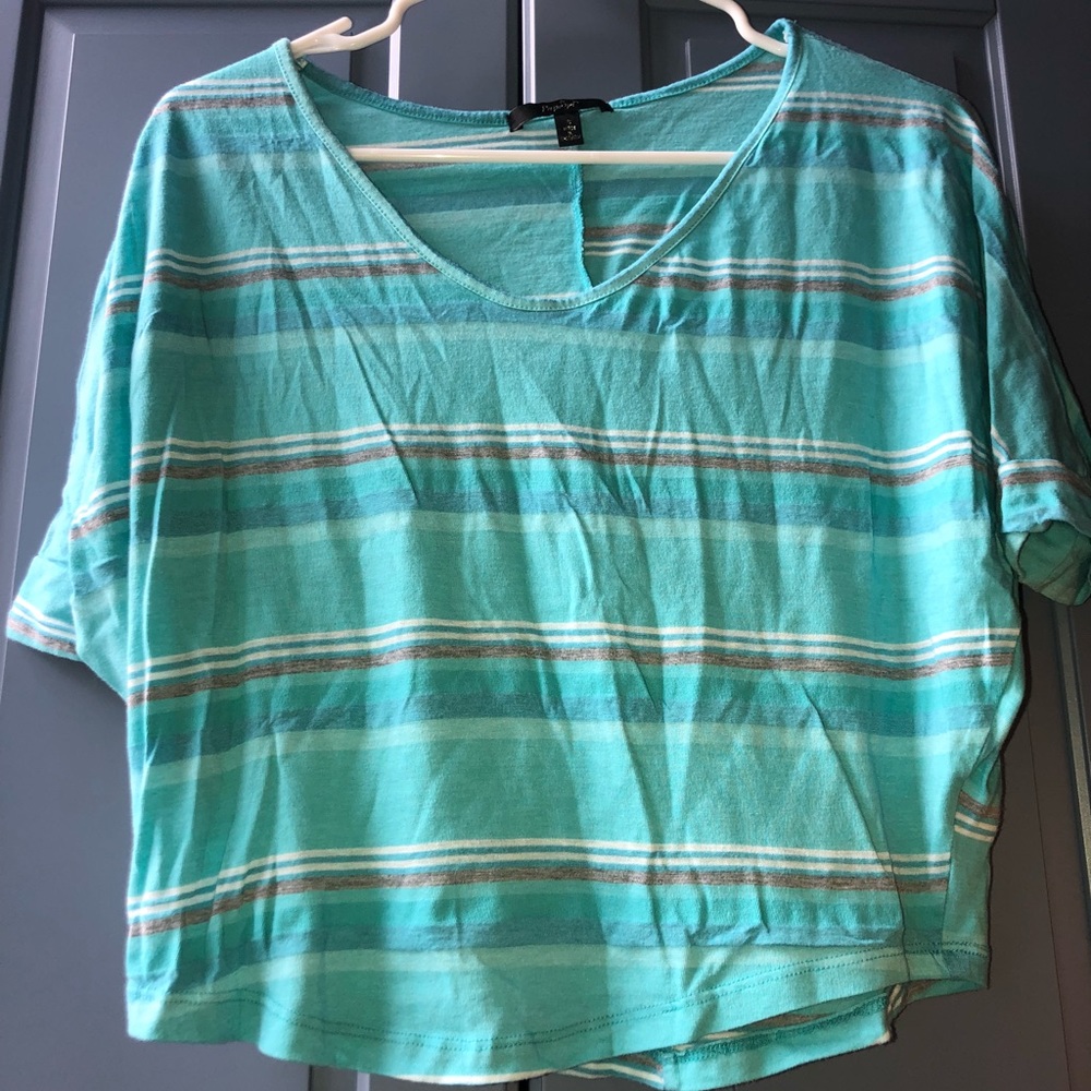 Aqua Stripped Shirt